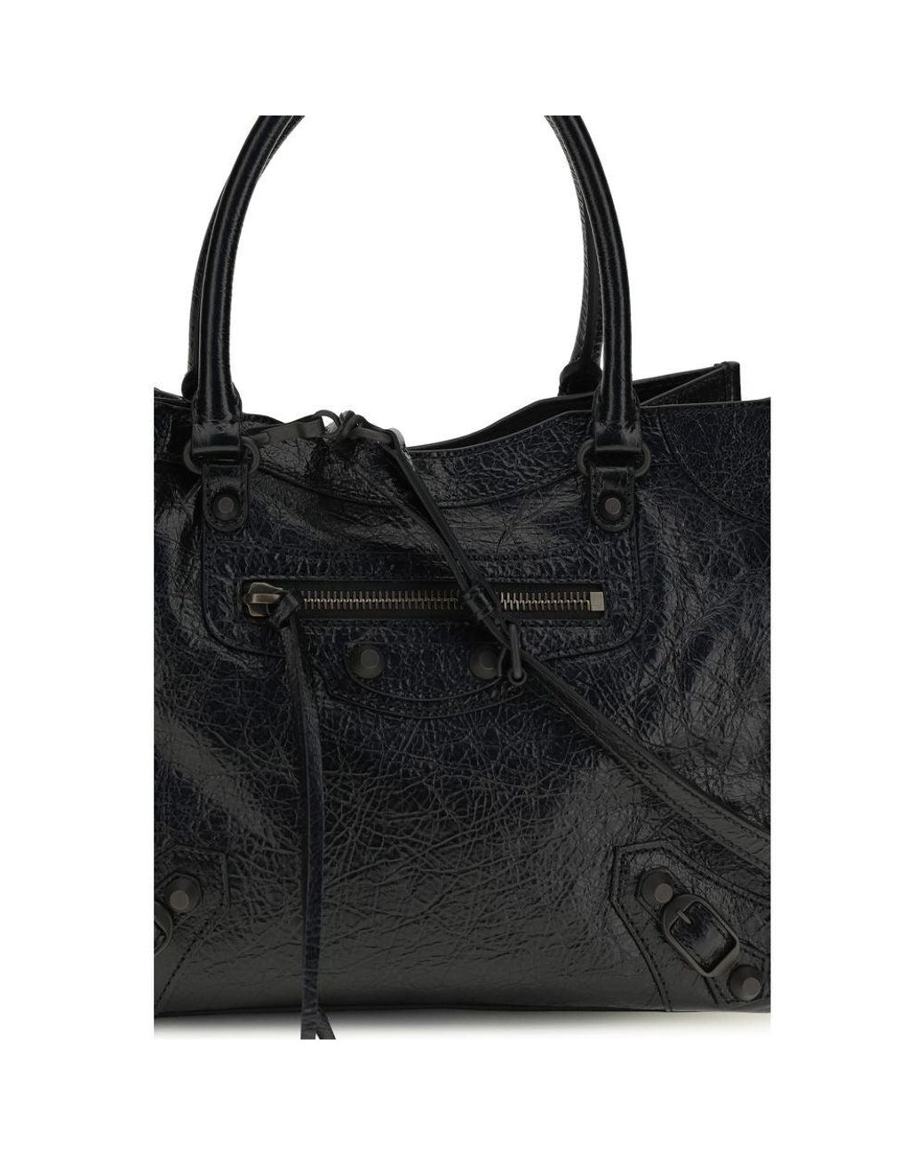 Balenciaga Black Lamb Ovis Aries Shoulder Bag