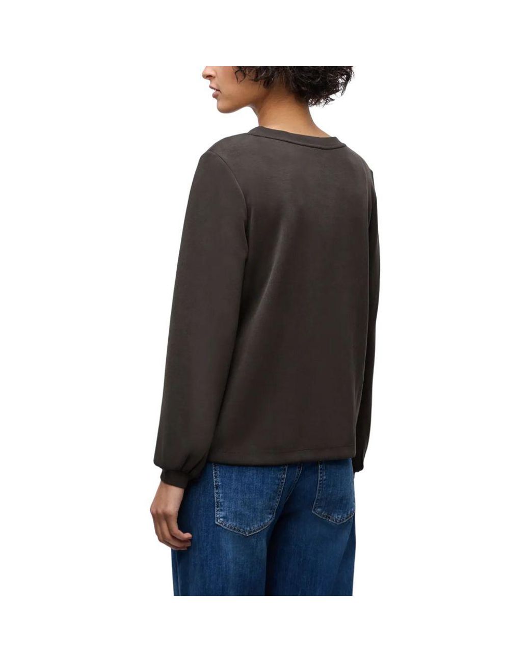 Street One Black Brown Modal Sweatshirt