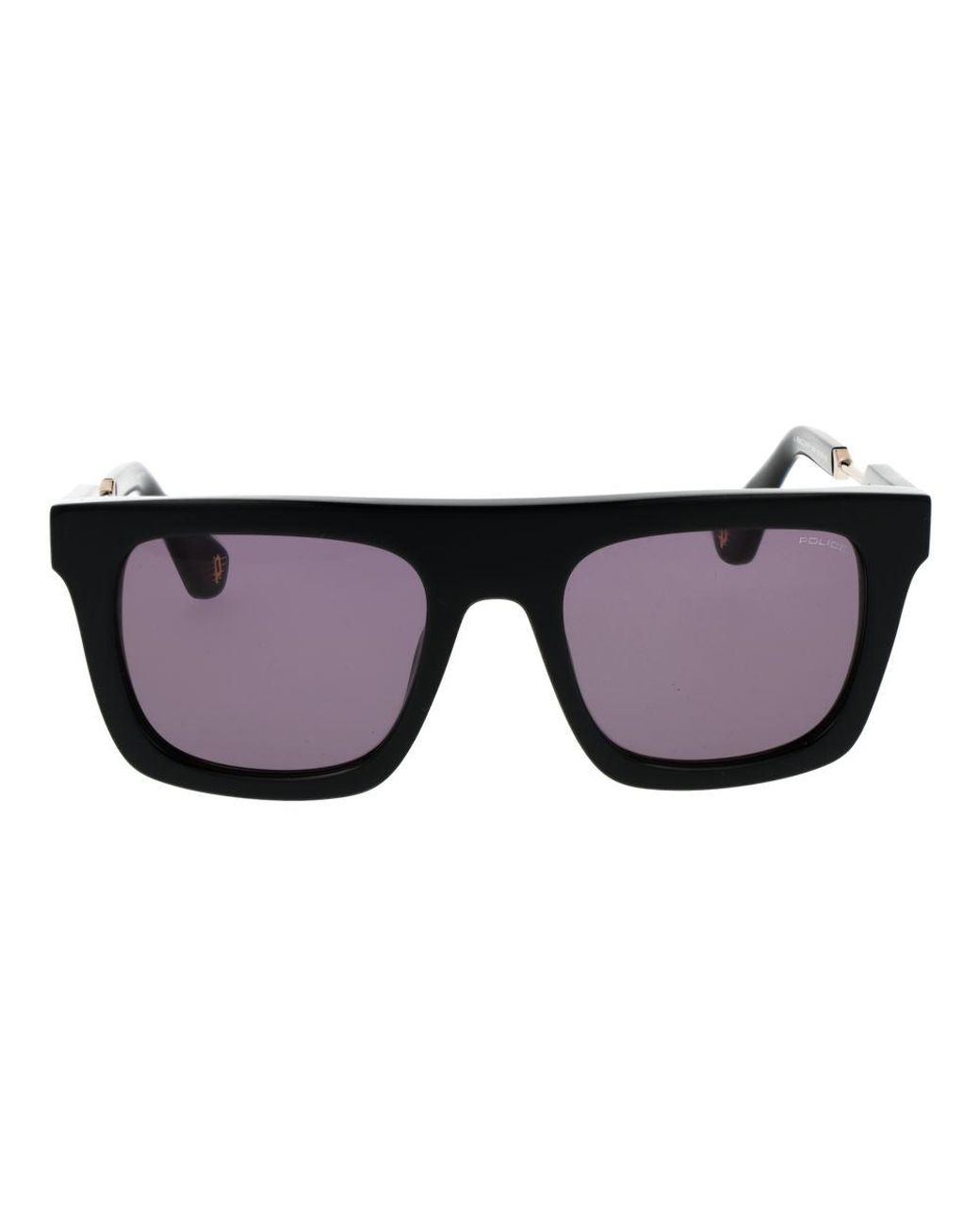 Police Black Cellulose Acetate Sunglasses for men