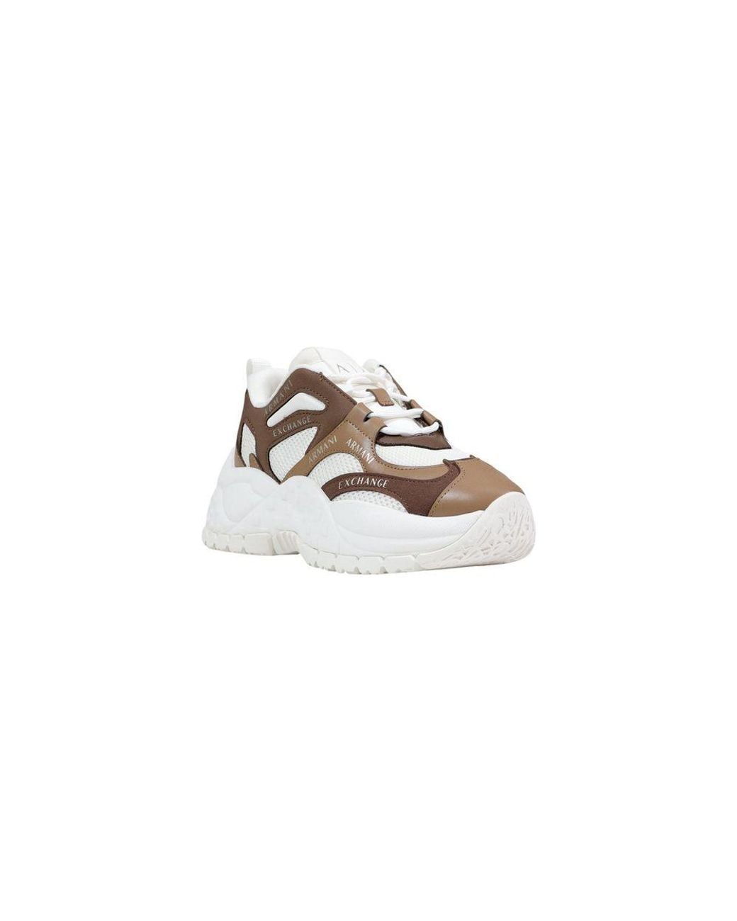 ARMANI EXCHANGE Metallic Bicolor Polyester Chunky Sneakers