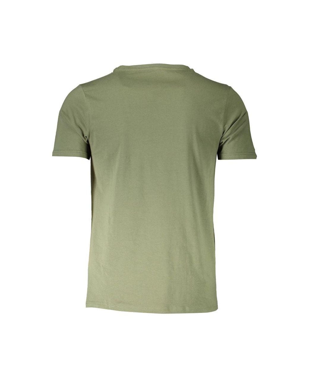 Aeronautica Militare Green Cotton T-Shirt for men