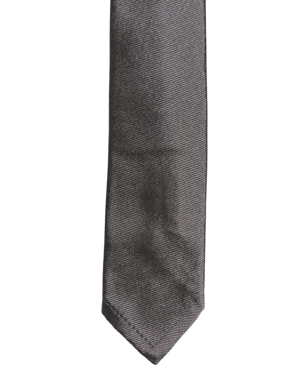 Dolce & Gabbana Gray Woven 100% Silk Adjustable Neckmen's Accessory Tie for men