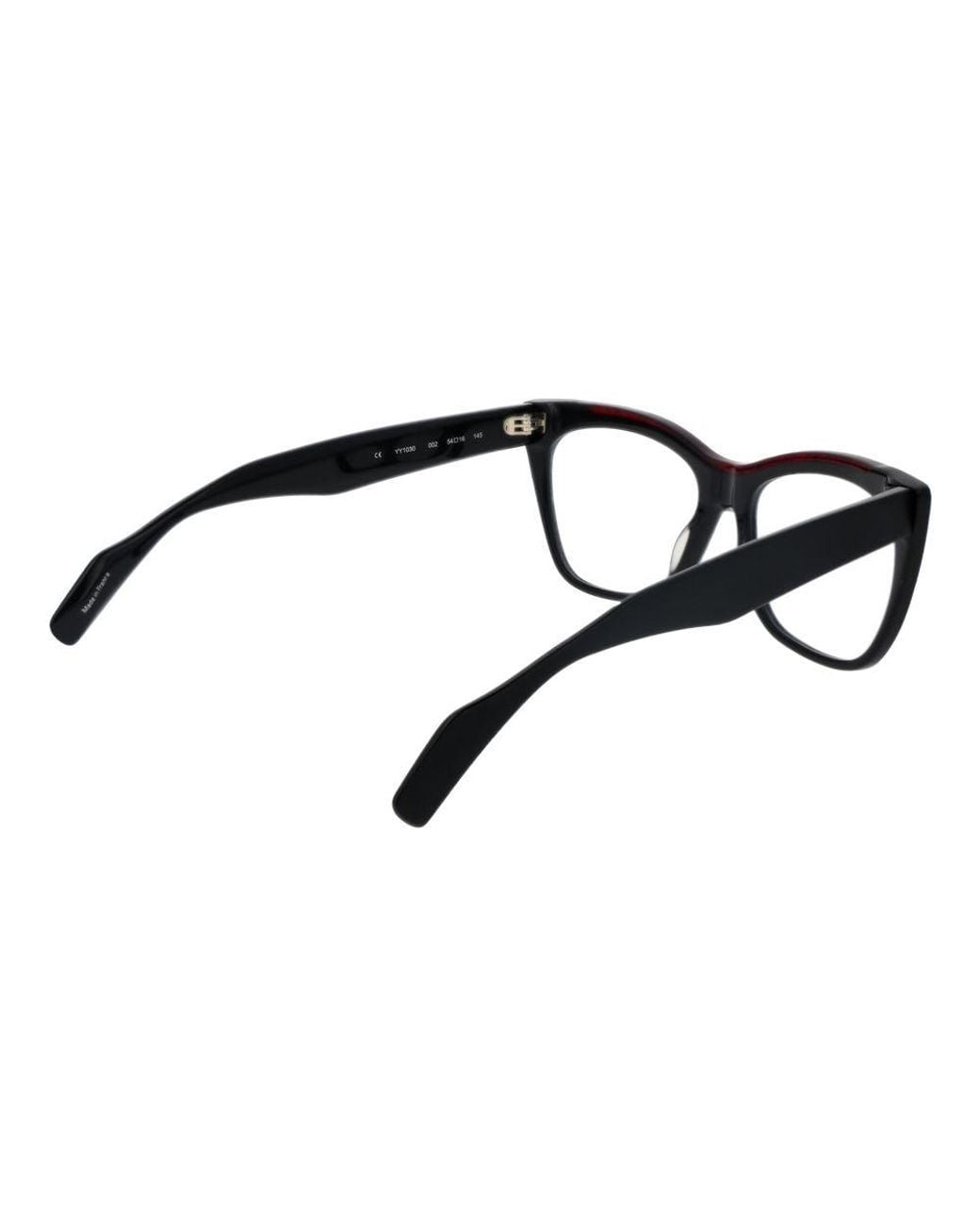 Yohji Yamamoto Black Plastic Glasses (Frames) for men