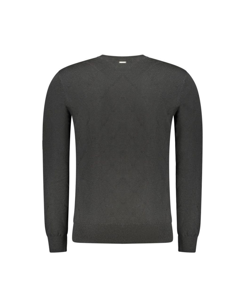 Guess Black Wool Sweatshirt for men