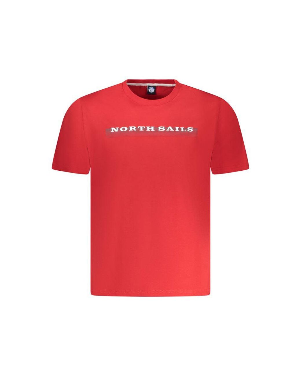 North Sails Red Cotton T-Shirt" for men