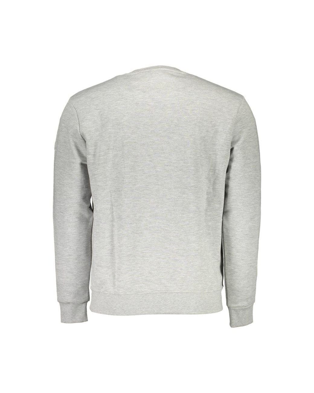 North Sails Gray Cotton Sweater for men