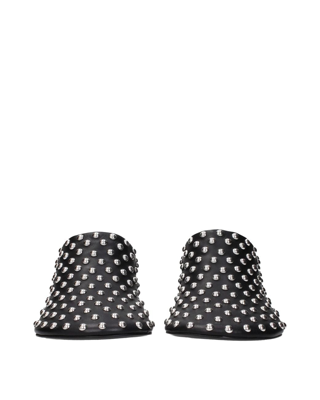 Jil Sander Black Leather Mules
