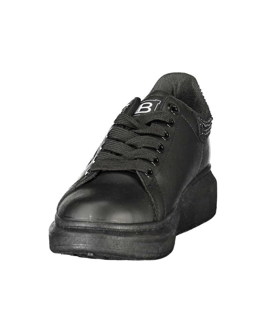 Laura Biagiotti Black Polyurethane 's Sneaker