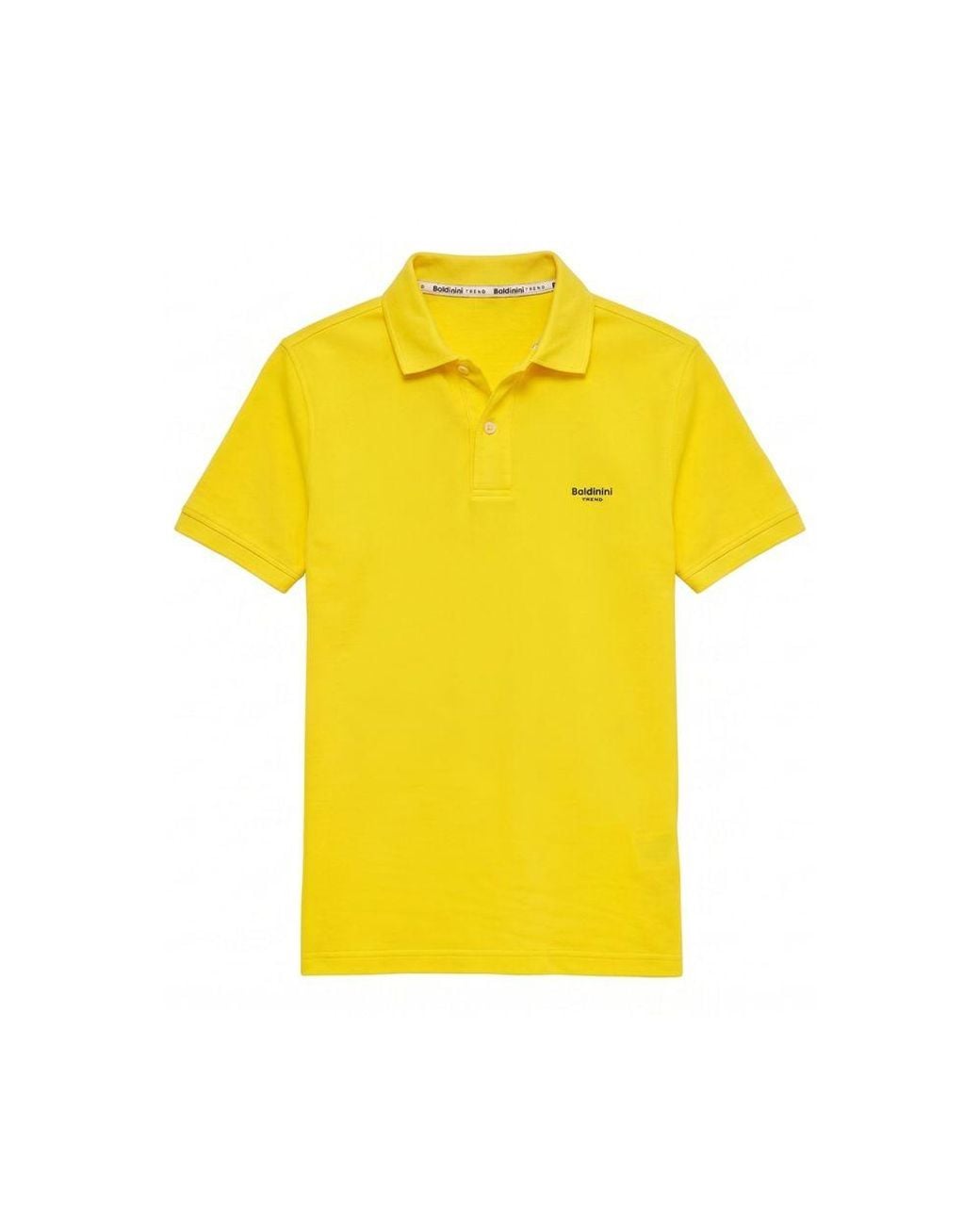 Baldinini Yellow Cotton Men's Polo Shirt for men