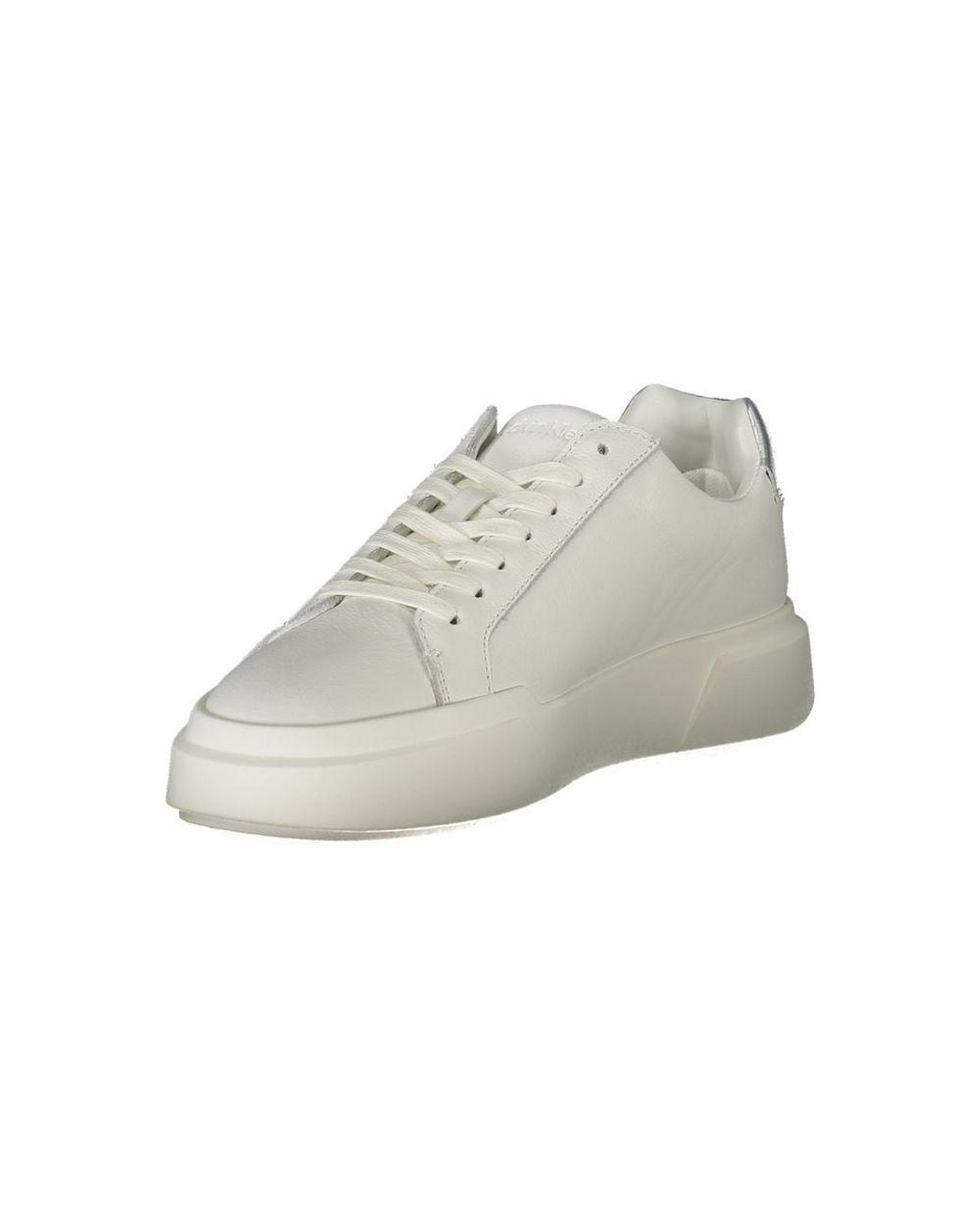Calvin Klein White Bianco Polyurethane Sneaker