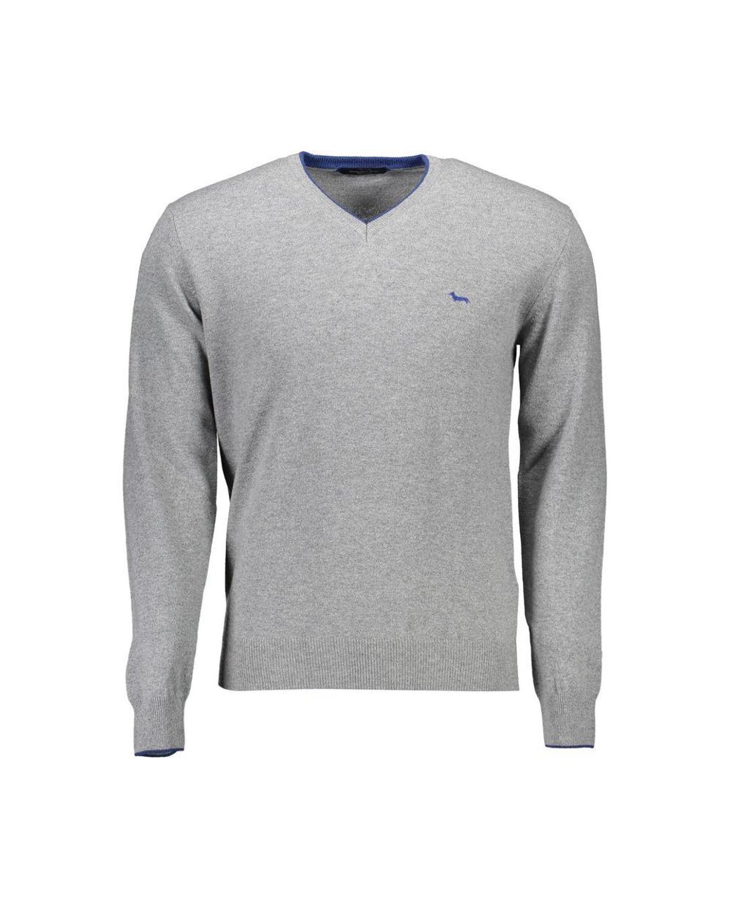 Harmont & Blaine Gray Wool Sweater for men