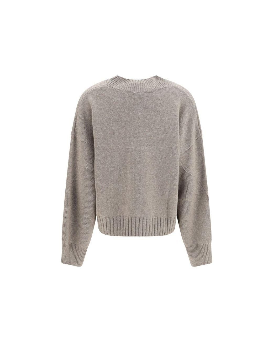 Malo Gray Beige Cashmere Sweater