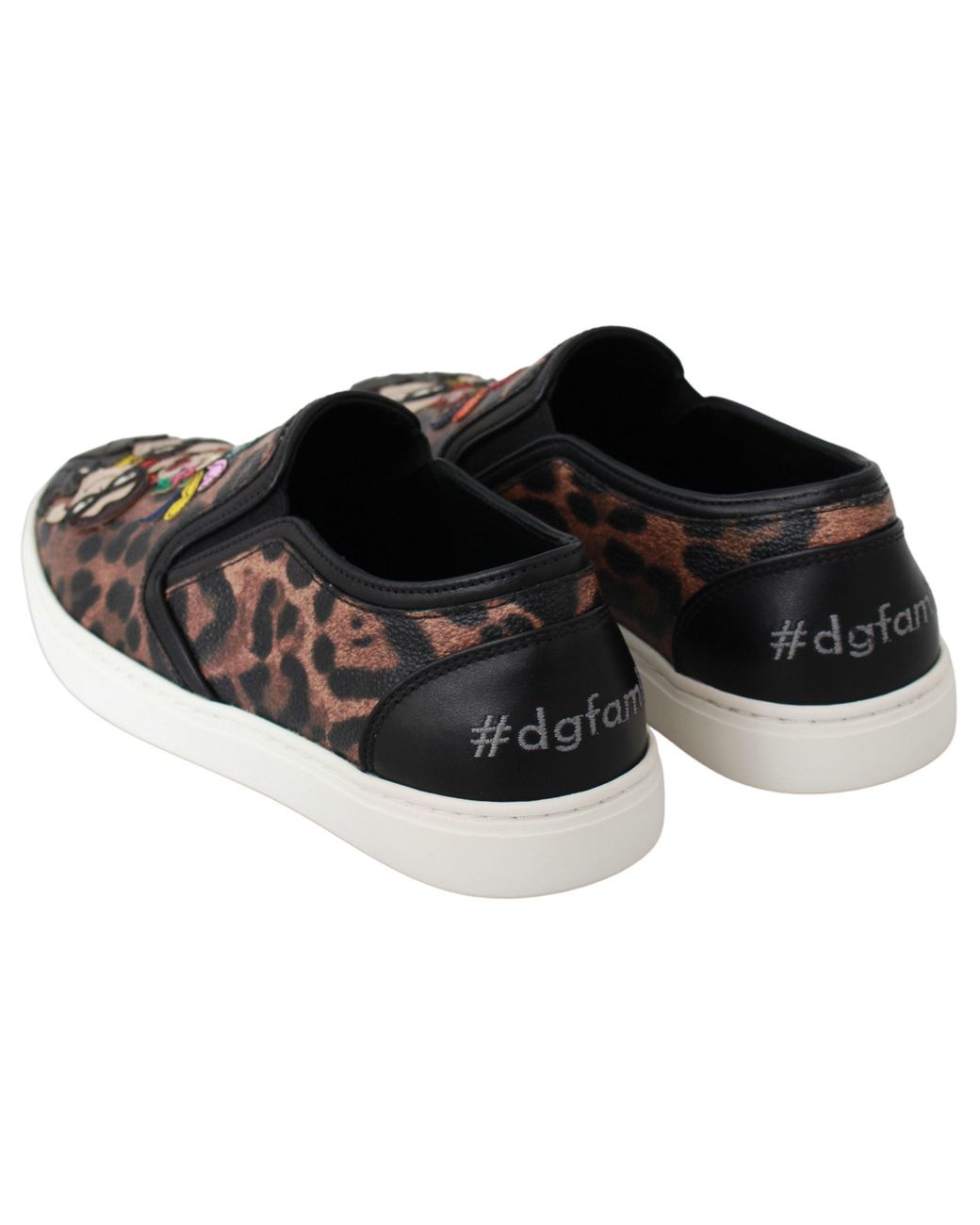 Dolce & Gabbana Brown Dolce Gabbana Leather Leopard #dgfamily Loafers Shoes