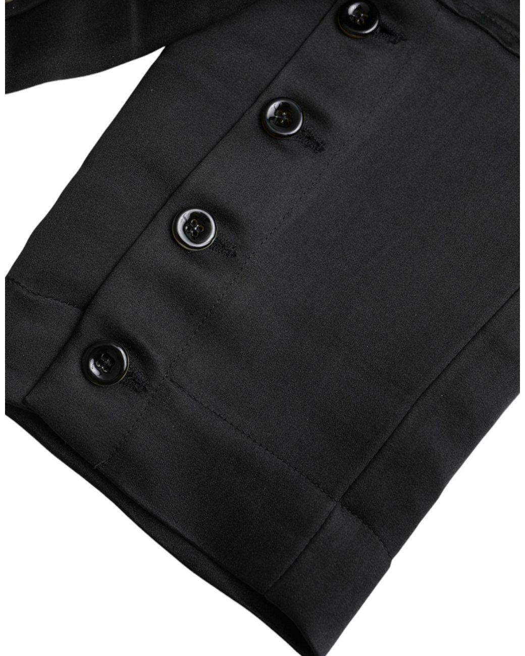 Ermanno Scervino Black High Waist Capri Cropped Pants