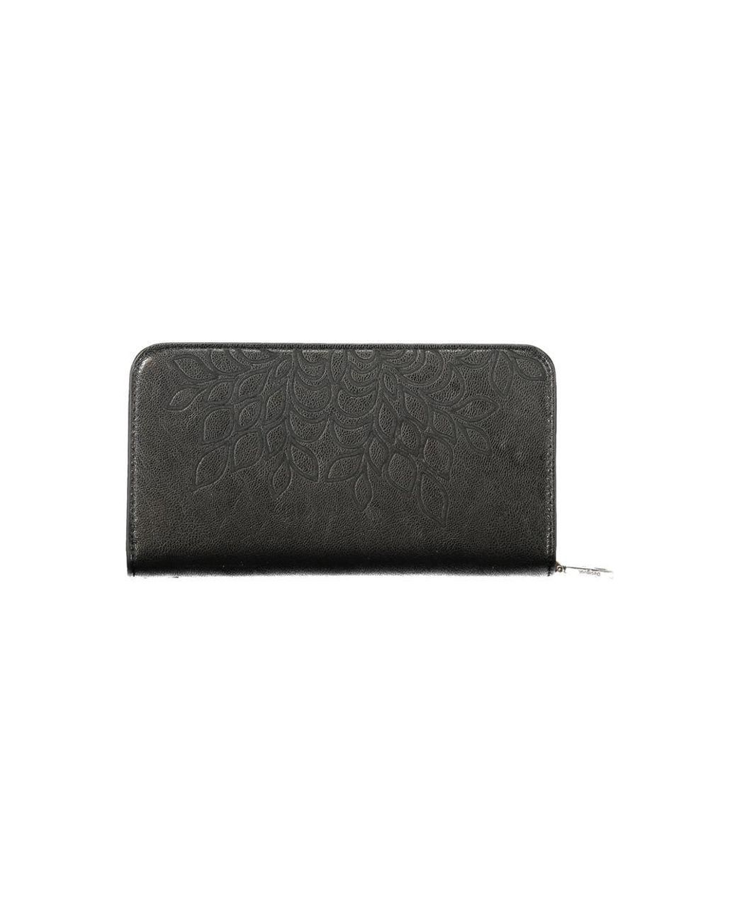 Desigual Black Nero Poliuretano Woman Wallet