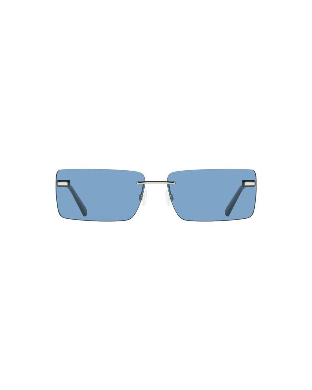 Calvin Klein Blue Azzurro Metal Sunglass