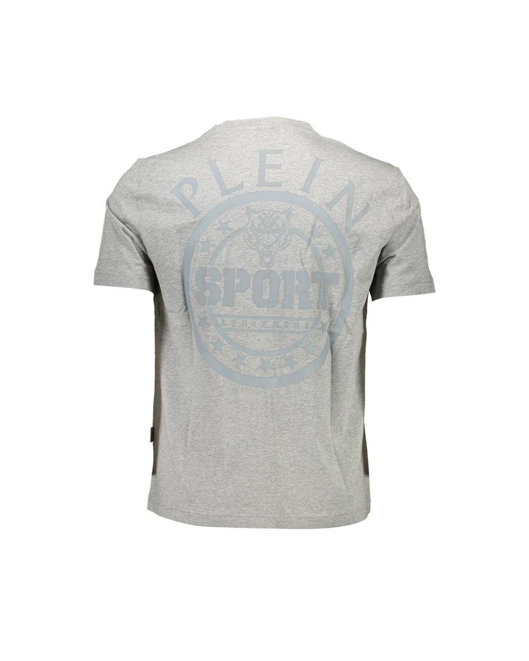 Philipp Plein Gray Grigio Cotton T-Shirt for men