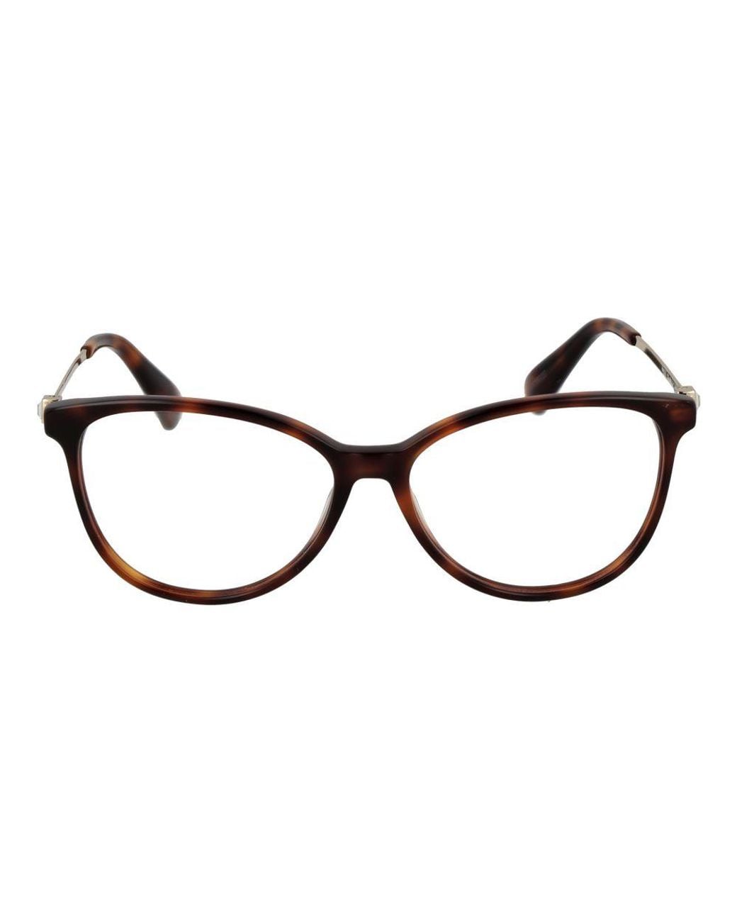 Max Mara Brown Metal & Plastic Glasses (frames)
