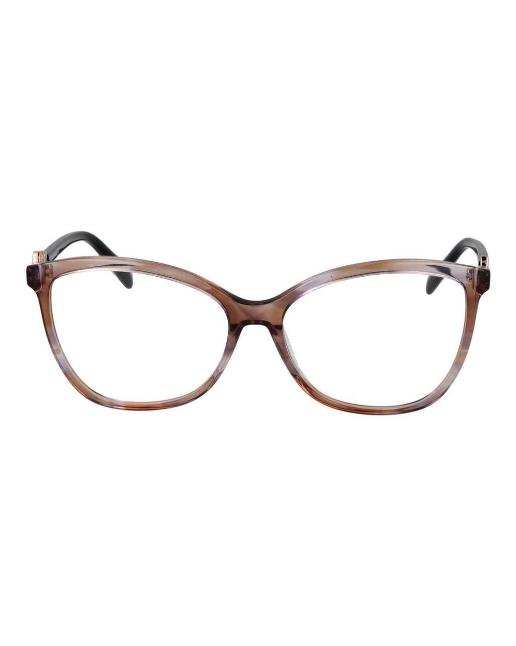 Emilio Pucci Multicolor Brown Plastic Glasses (frames)