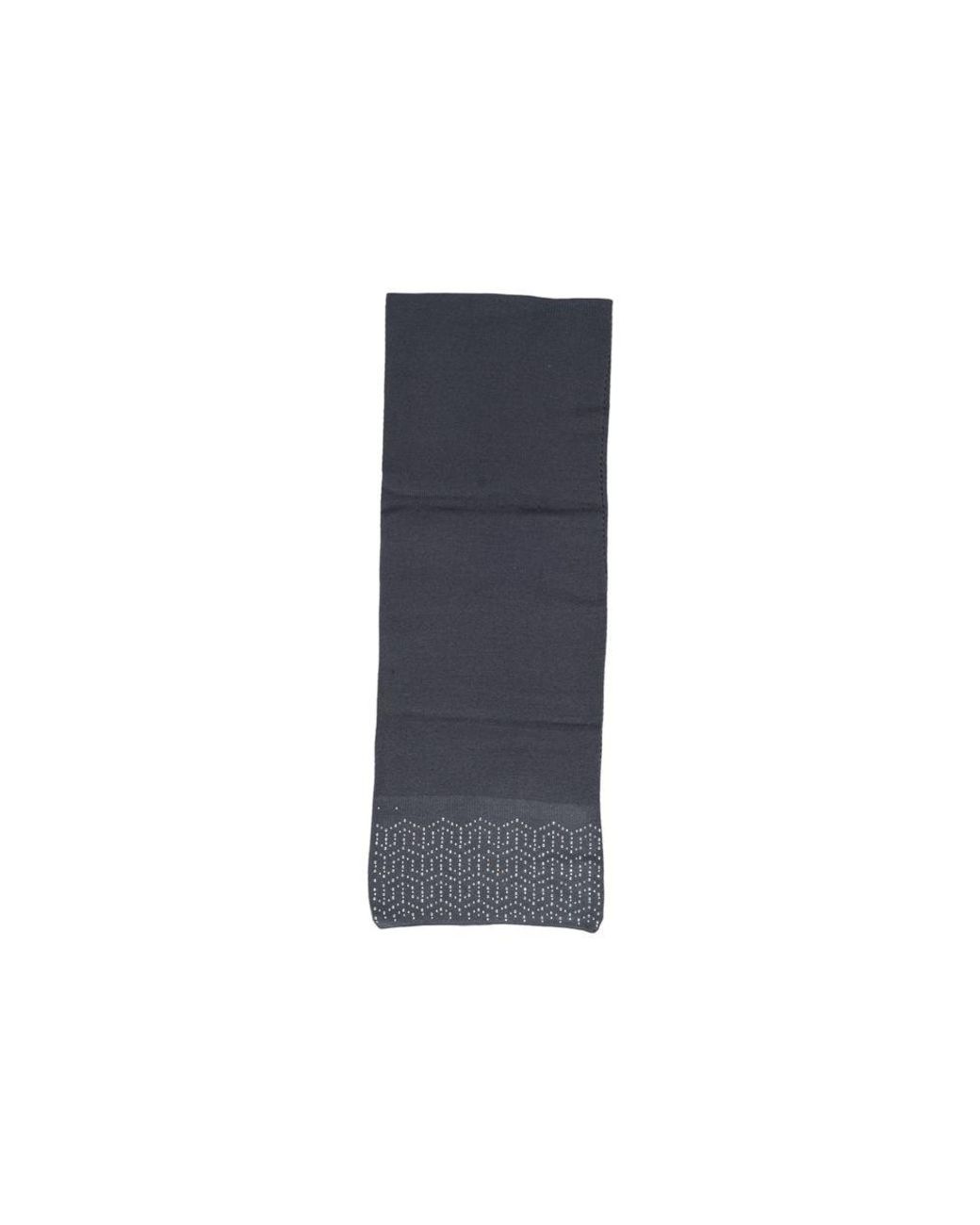 Pieces Blue Gray Polyester Scarf
