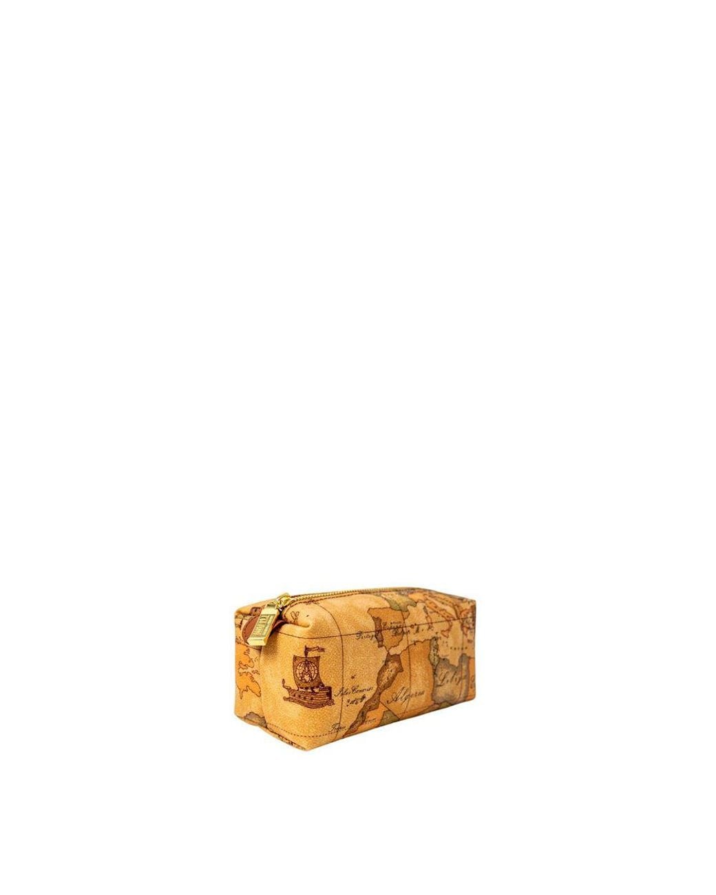Alviero Martini 1A Classe Metallic Cotton Clutch Bag
