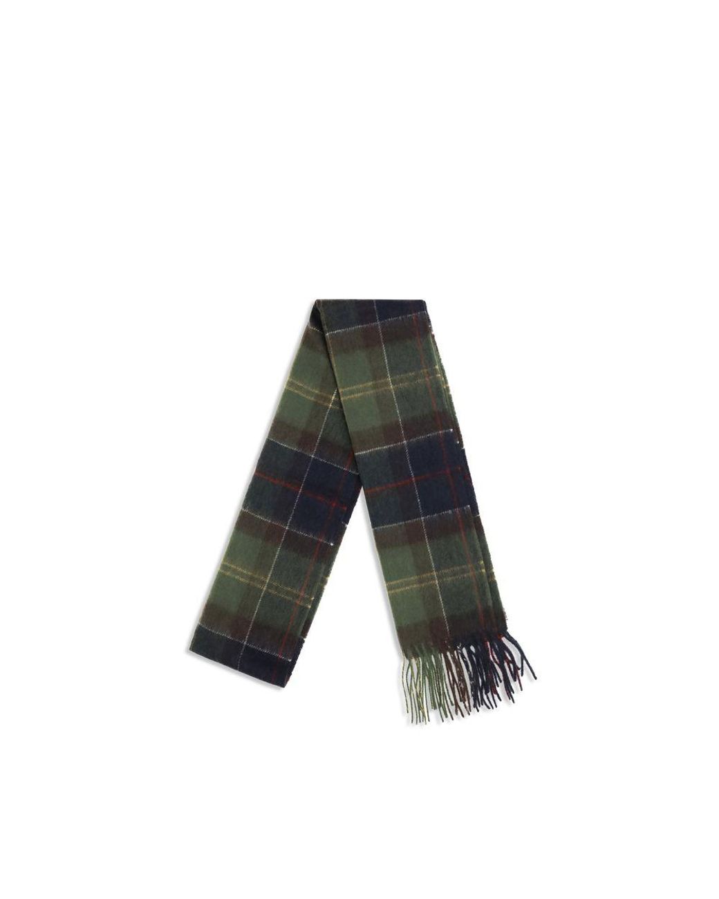 Barbour Black Bicolor Wool Oves Aries Scarf