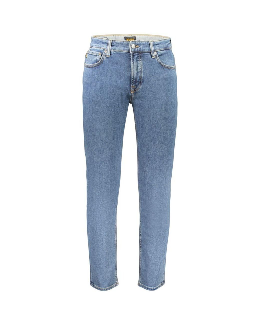 Boss Blue Cotton Men's Jean for men