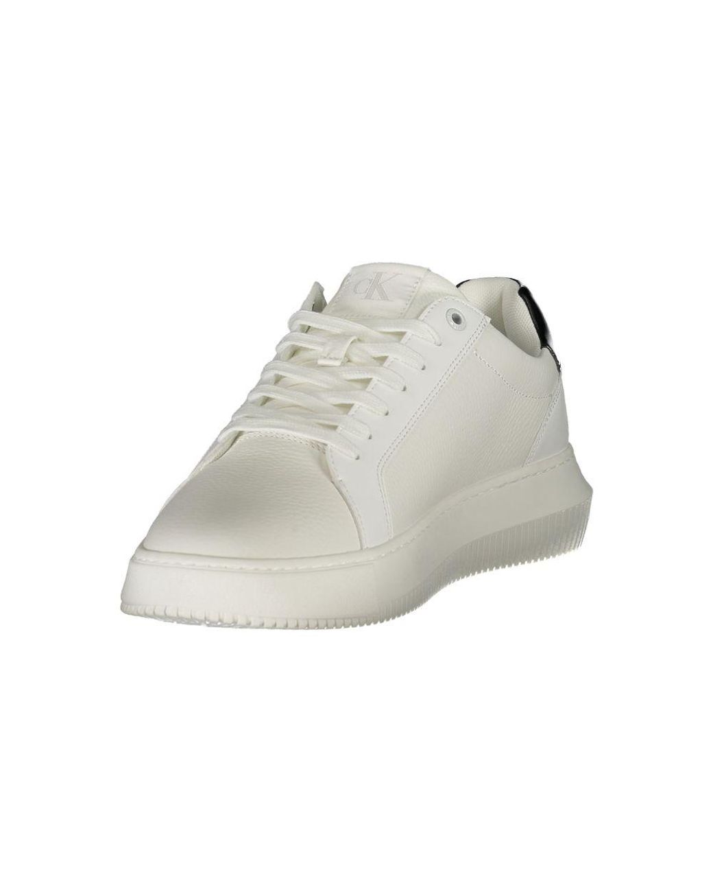 Calvin Klein White Leather Sneaker for men