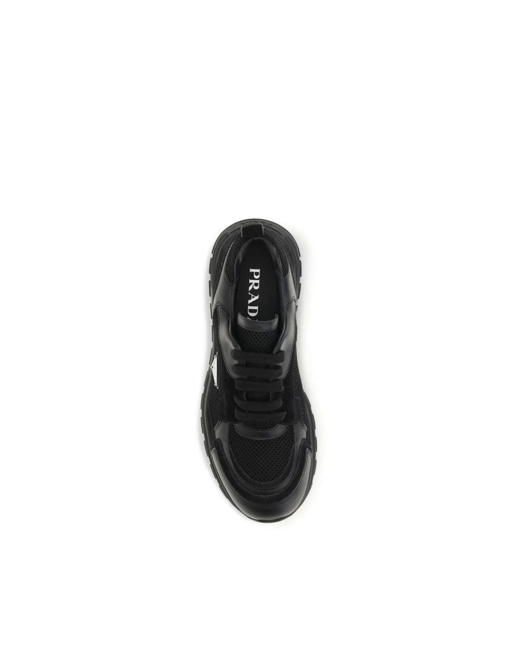 Prada Black Fabric Athletic Sneakers for men