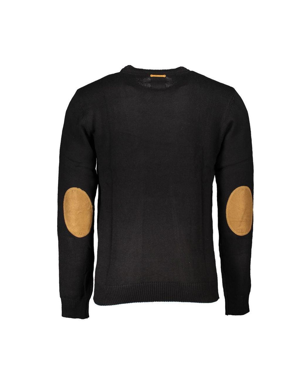 Gianmarco Venturi Black Cotton Men's Sweater for men