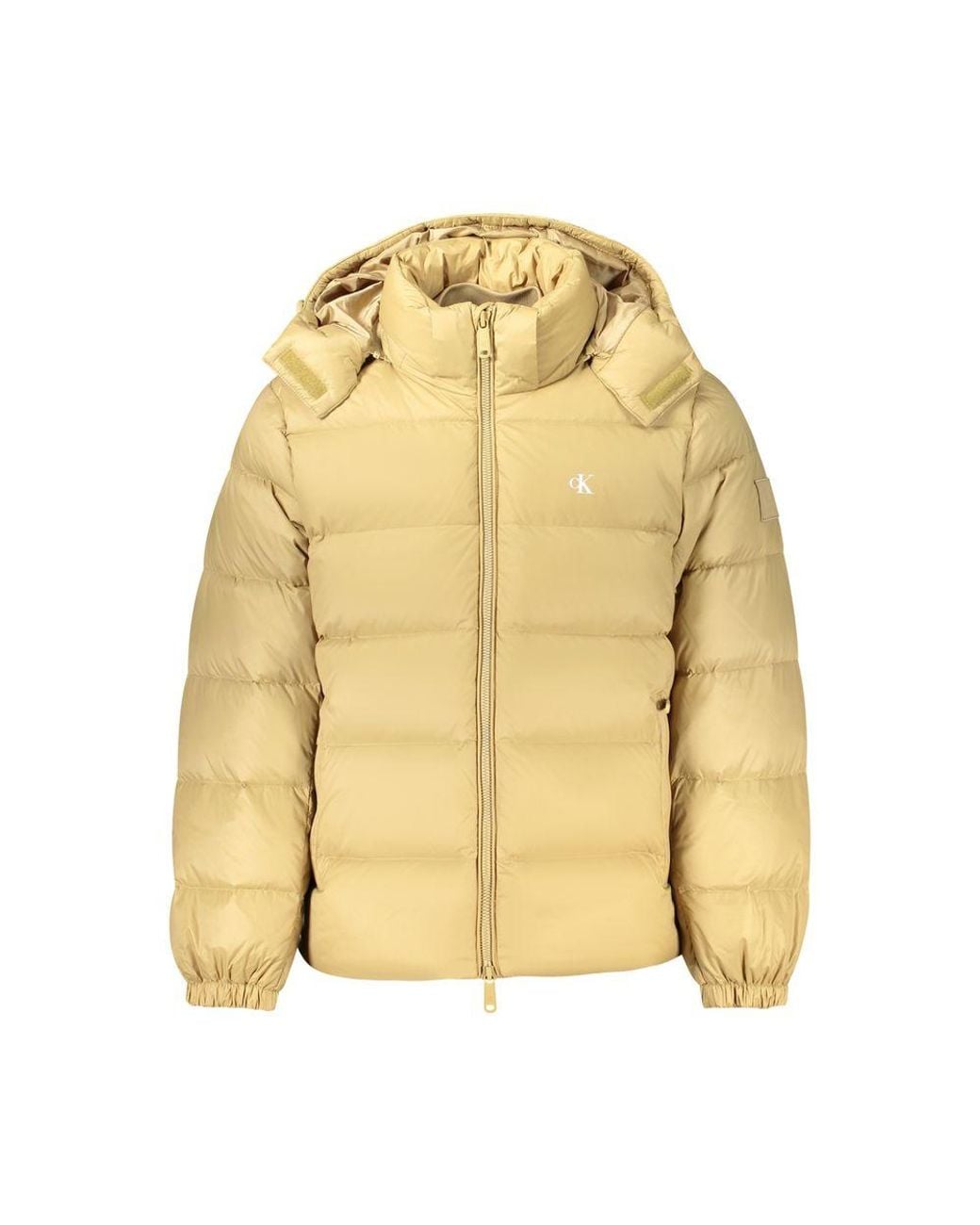 Calvin Klein Yellow Nylon Jacket for men