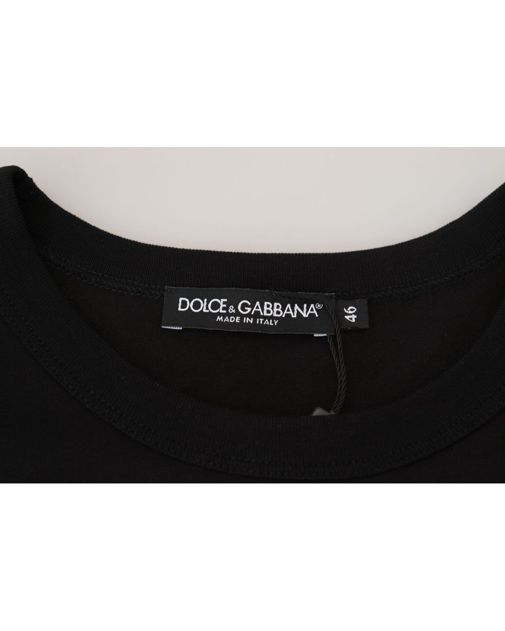 Dolce & Gabbana Black Chic Cotton Tee For The Modern for men