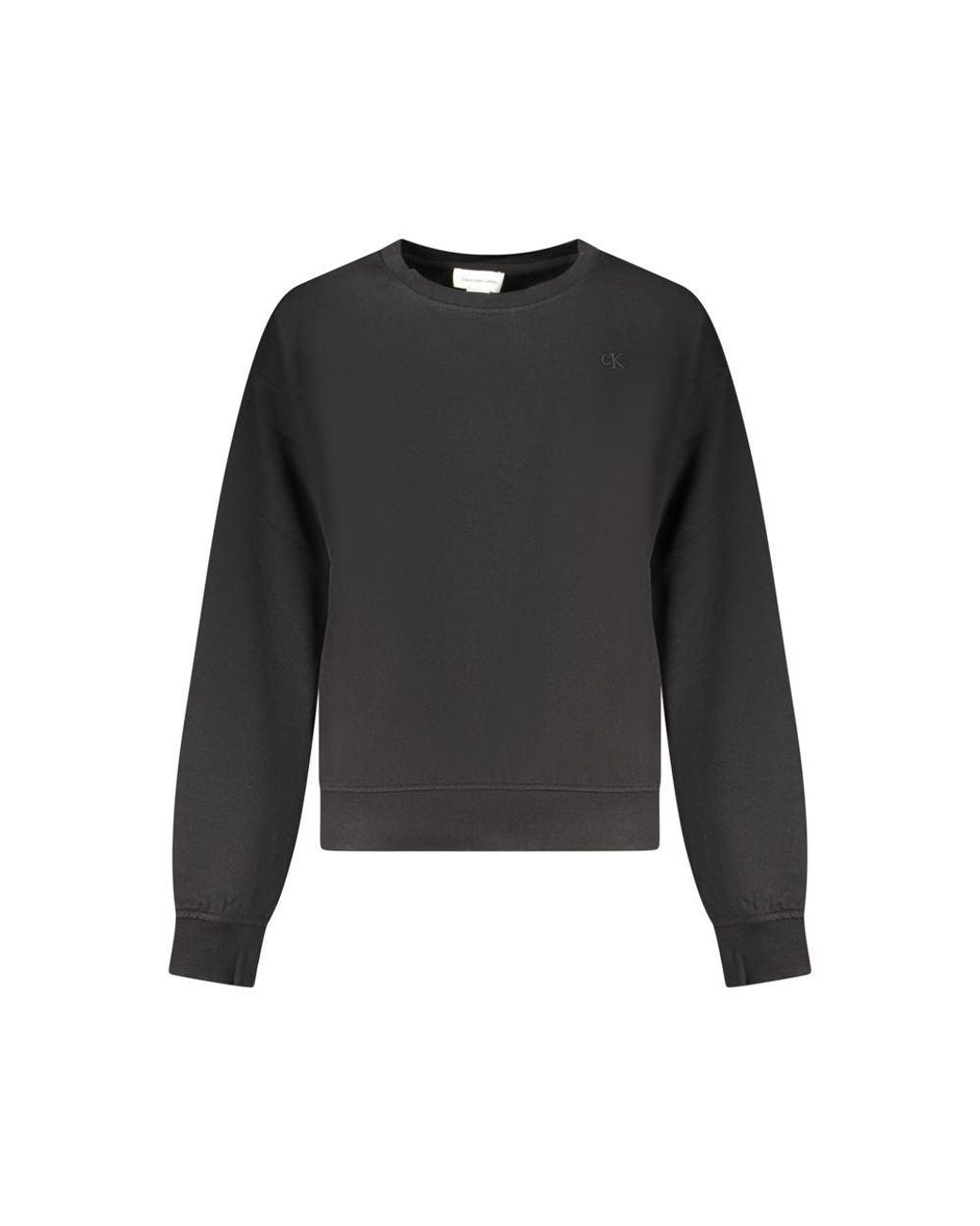 Calvin Klein Black Cotton Sweatshirt