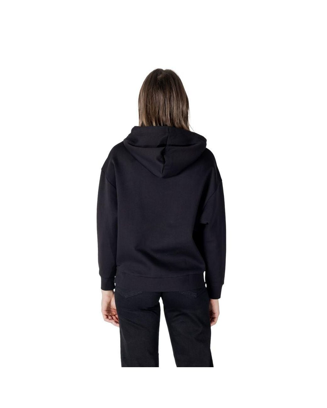 ARMANI EXCHANGE Black Cotton Hoody