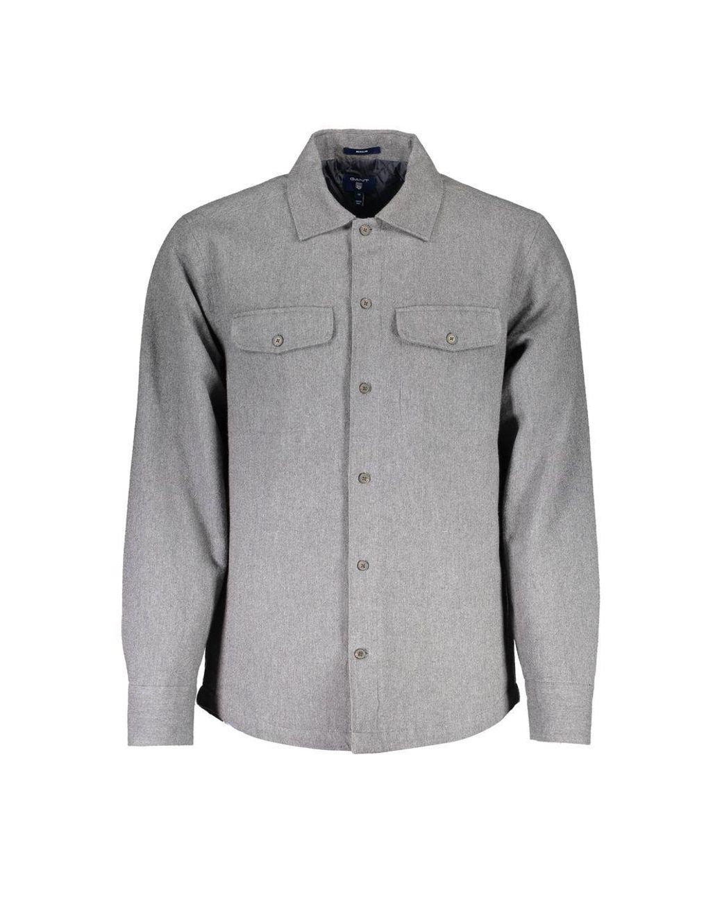 Gant Gray Cotton Shirt for men