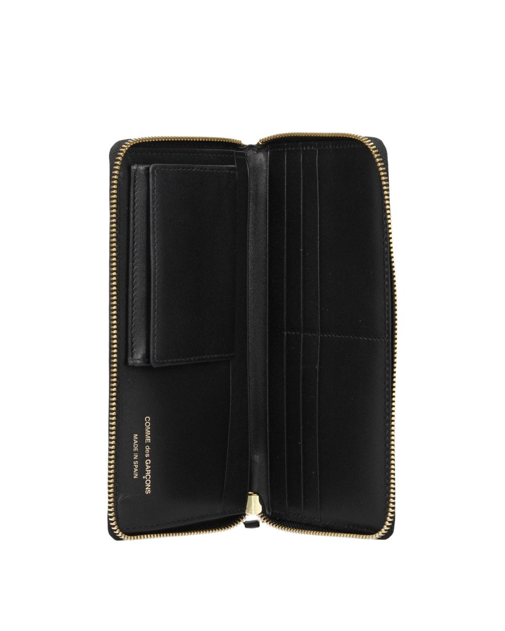 Comme des Garçons Black Leather Wallet for men