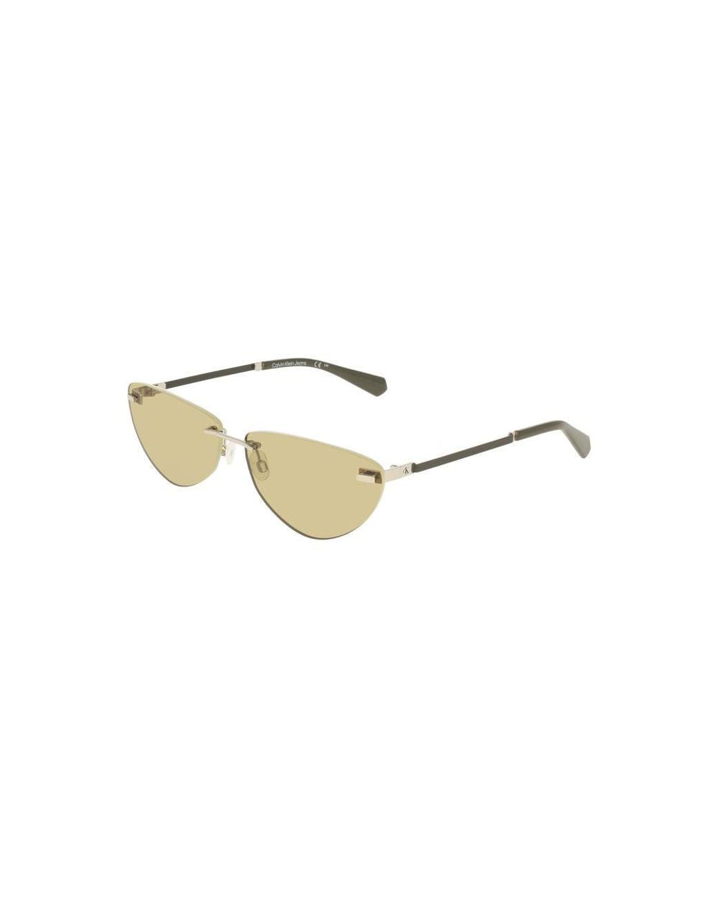Calvin Klein Yellow Verde Metallo Sunglass