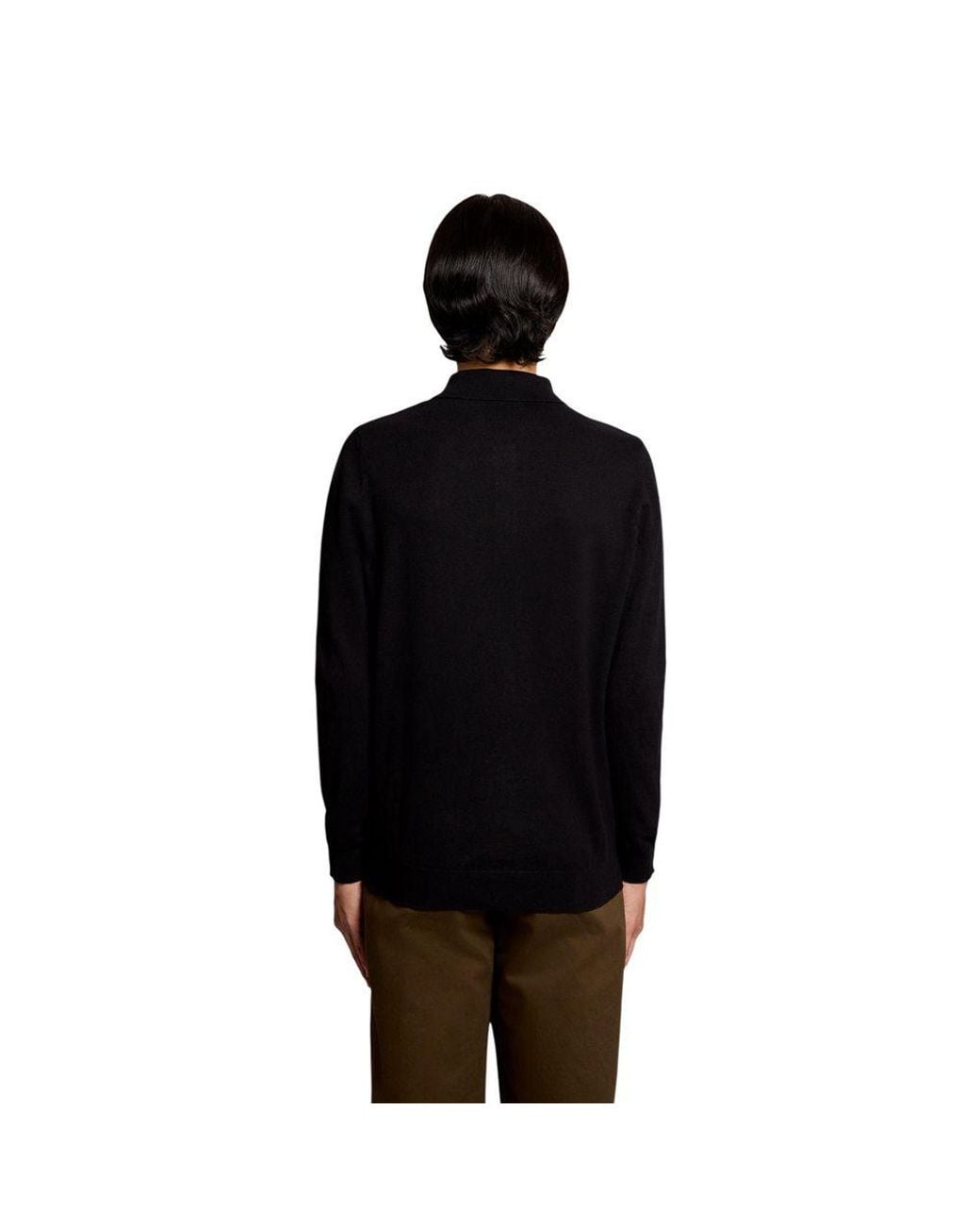 Lyle & Scott Black Cotton Sweatshirt for men