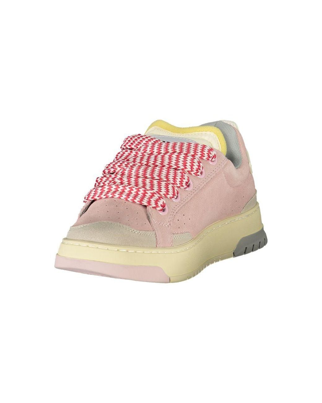 Blauer Pink Rosa Polyurethane Sneaker