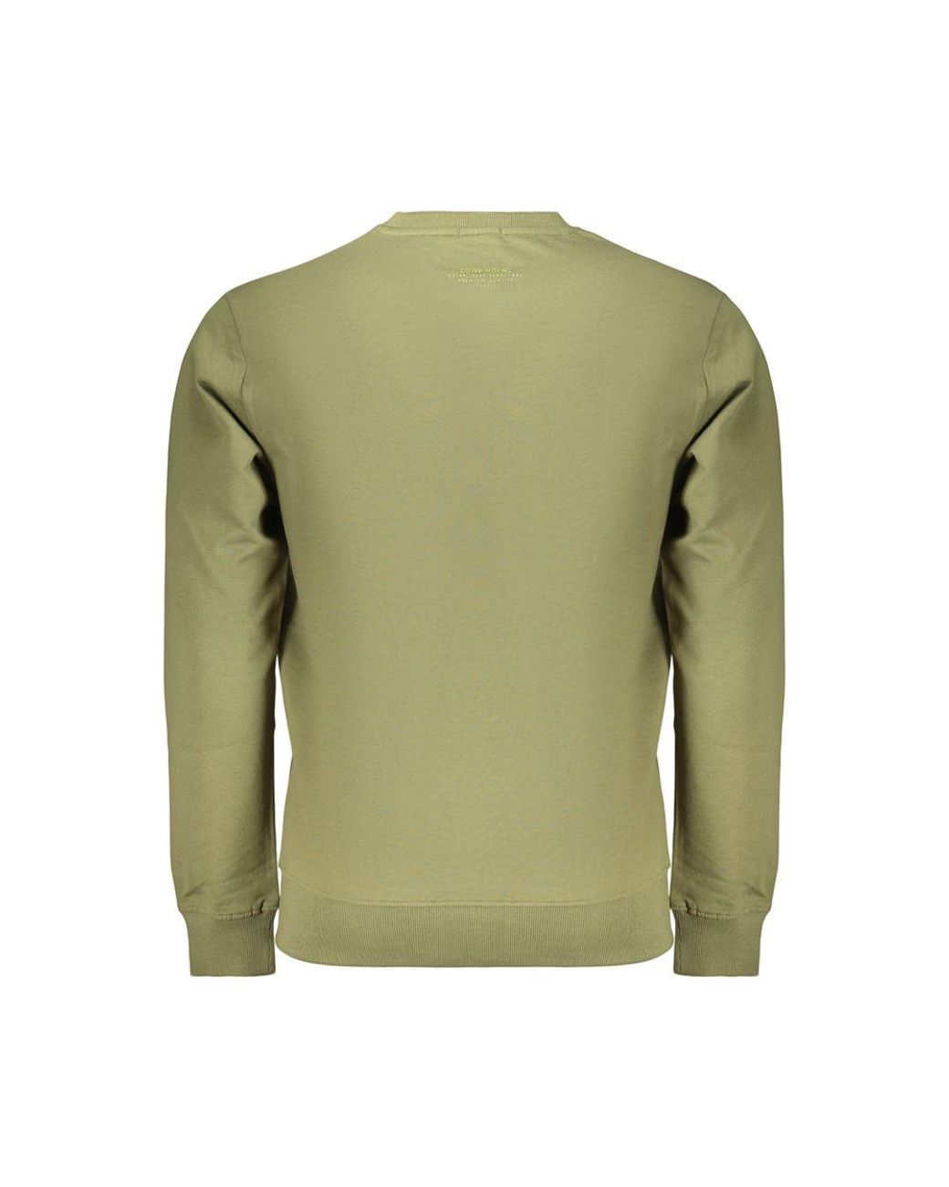 COVERI MOVING Green Verde Cotton Men's Sweatshirt for men