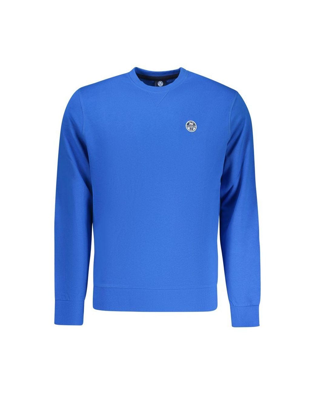 North Sails Blue Cotton Mens Sweatshirt for men
