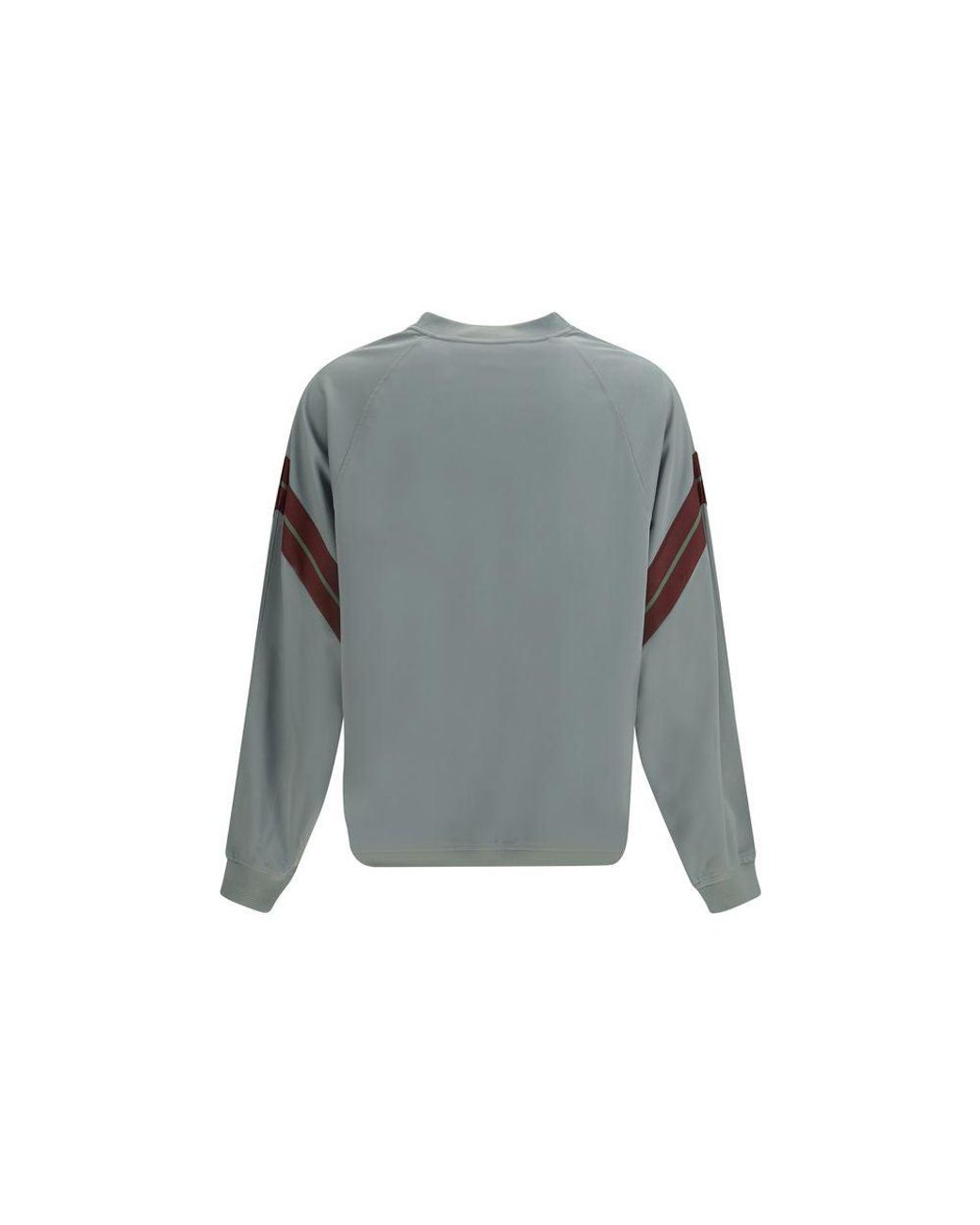 Palm Angels Gray Bicolor Polyester Sweatshirt for men