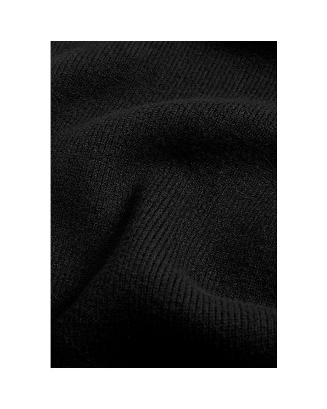 Lyle & Scott Black Viscose Scarf for men