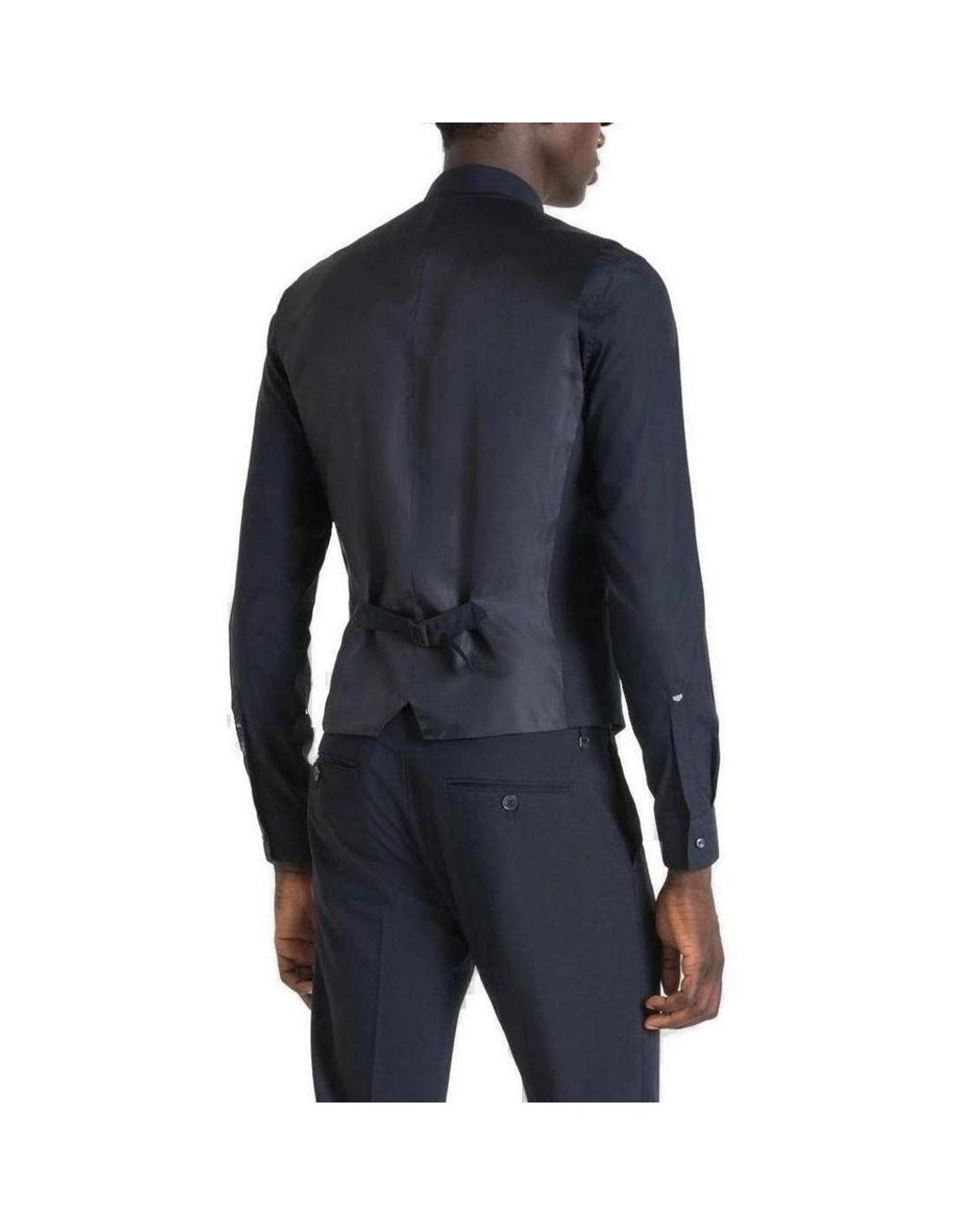 Antony Morato Blue Polyester Vest for men