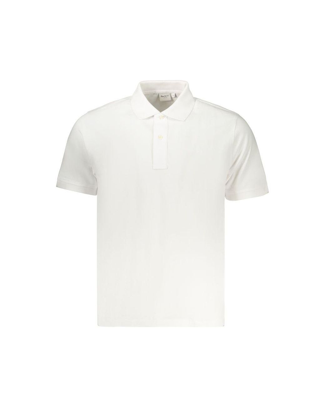 Pepe Jeans White Cotton Men Polo Shirt for men