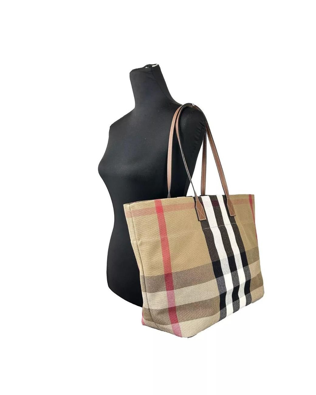 【BURBERRY】LONDON MEDIUM TOTE BAG Burberry Medium London check-pattern Tote Bag | Brown | FARFETCH