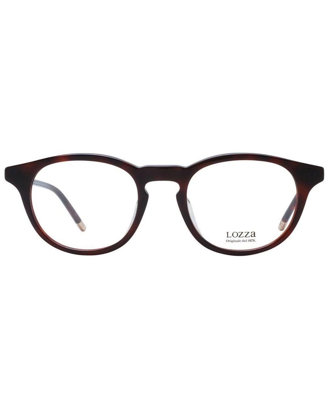 Lozza Black Brown Acetate & Plastic Glasses (frames) for men