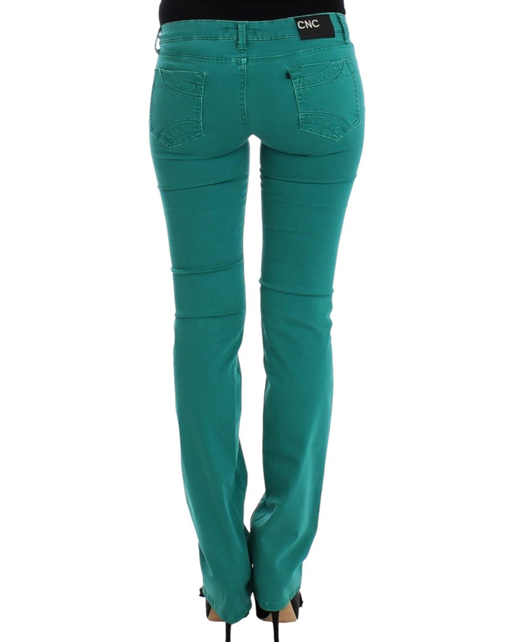 CoSTUME NATIONAL Straight Leg Jeans Green Sig12463