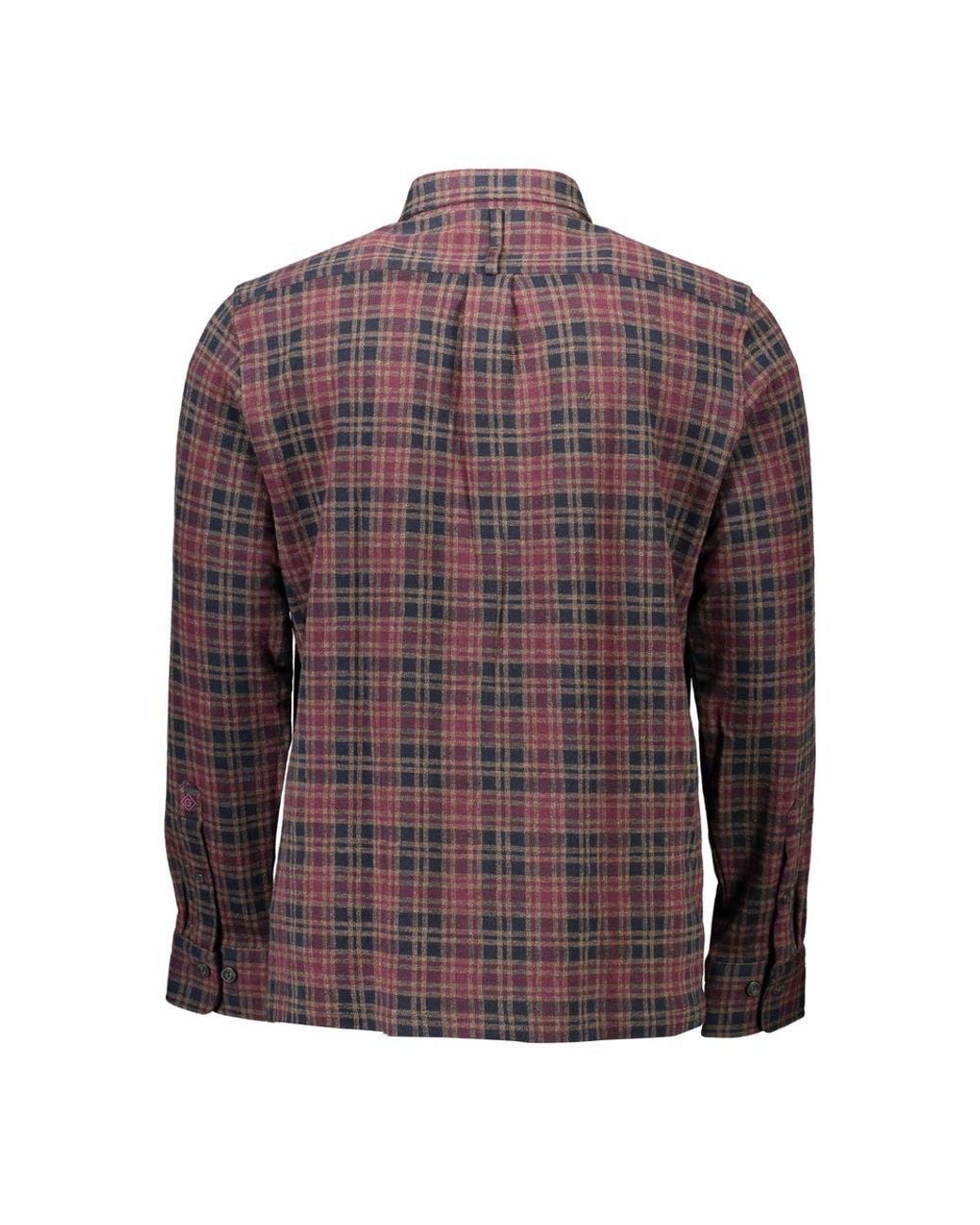 Gant Purple Cotton Shirt for men