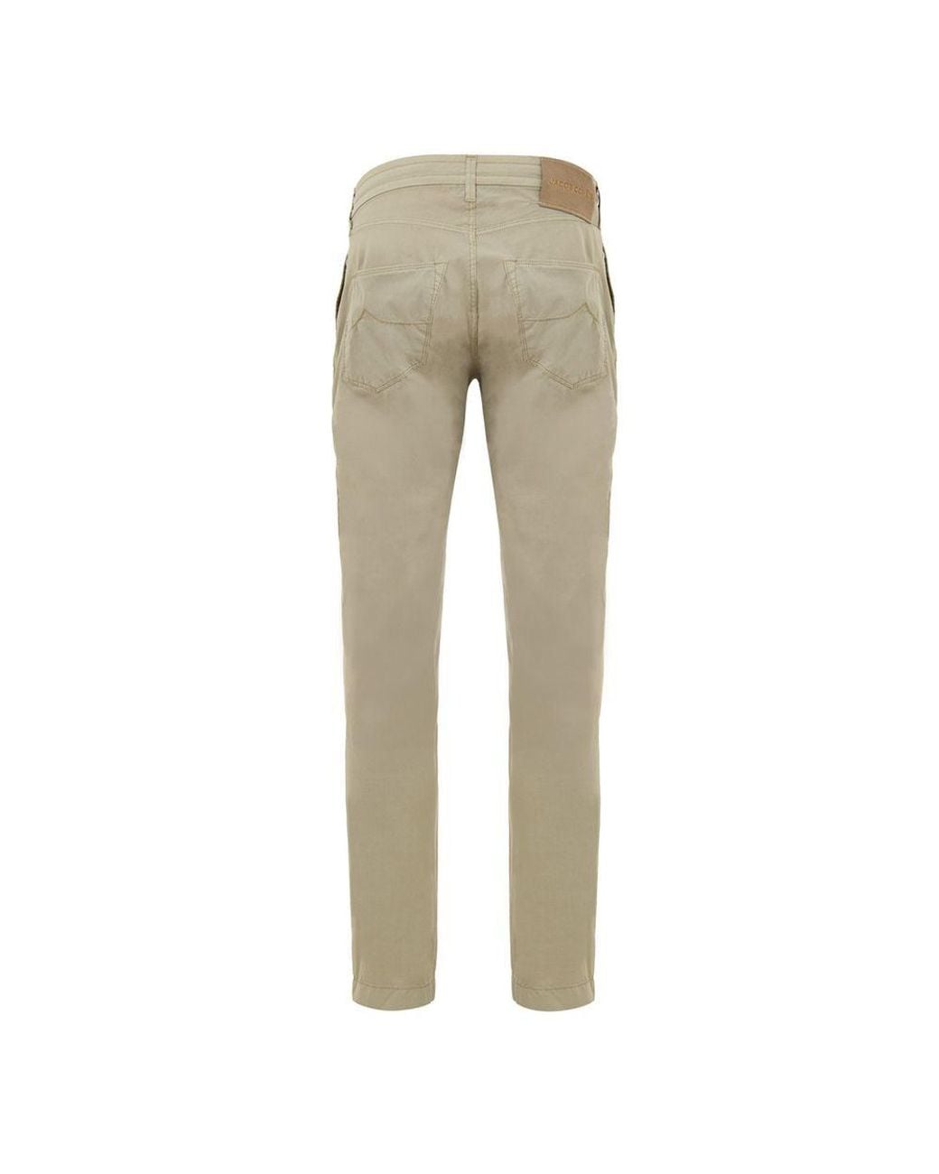 Jacob Cohen Natural Drawstring Casual Pants for men